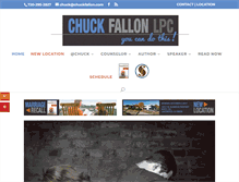 Tablet Screenshot of chuckfallon.com